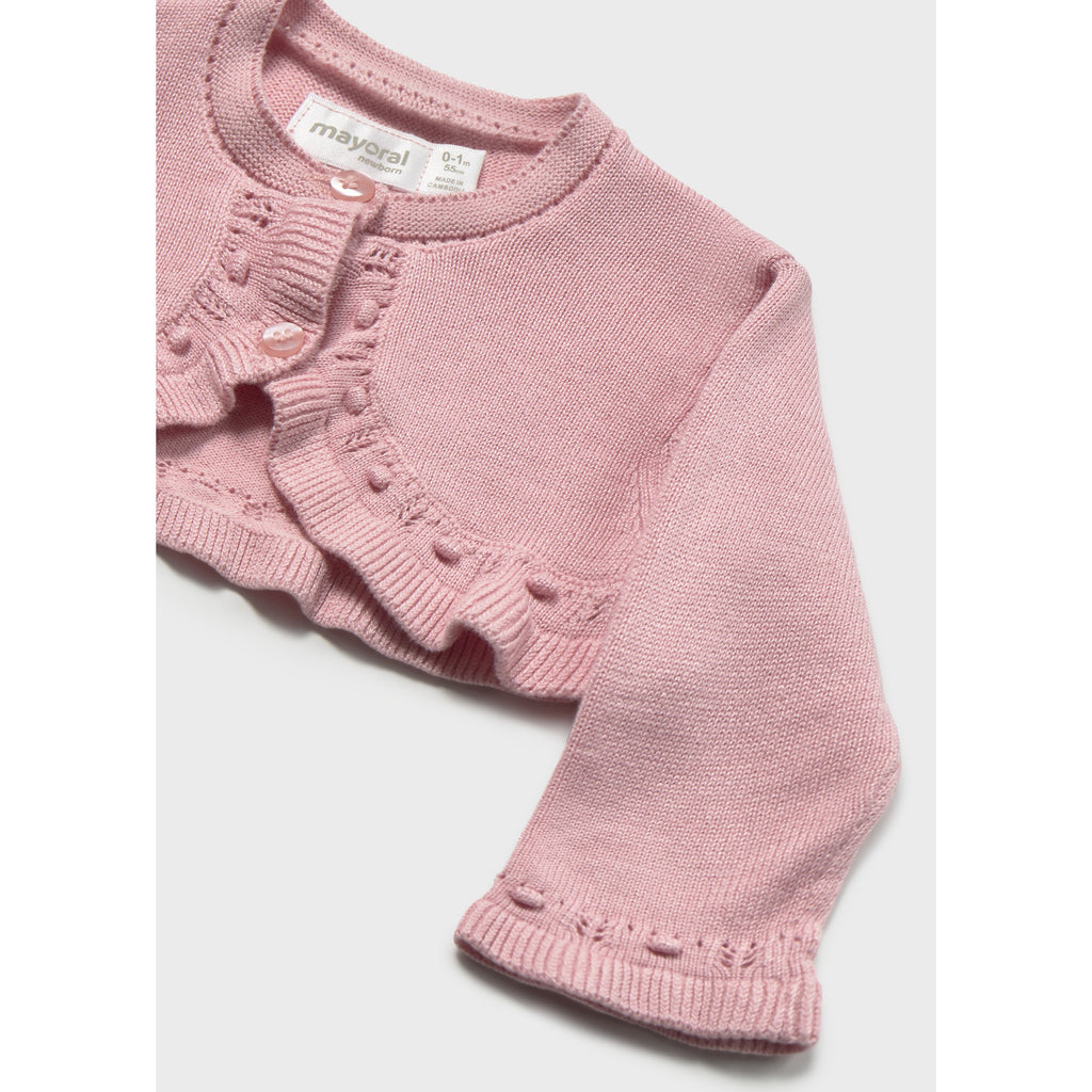 Cardigan tricot basic neonata