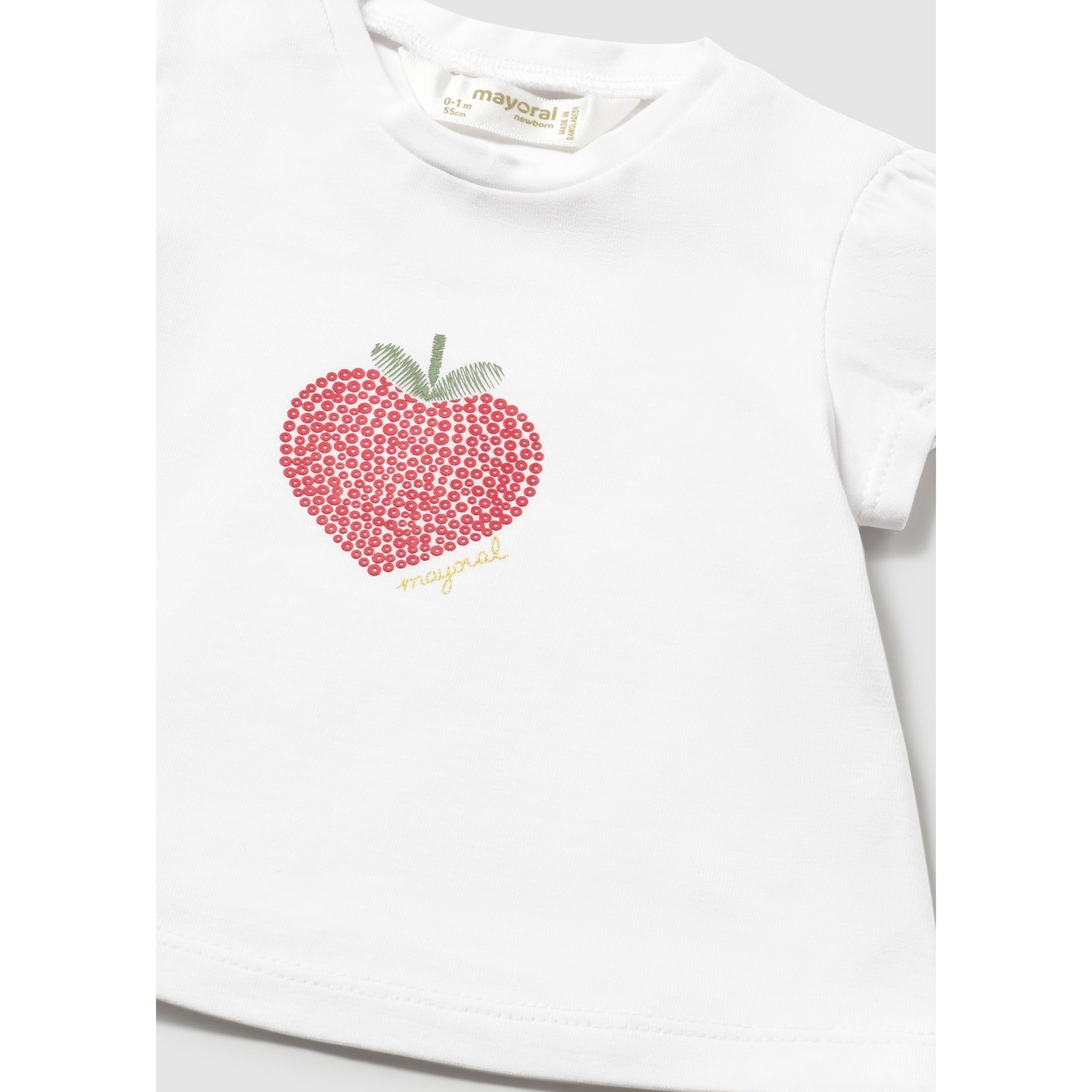 Maglietta serigrafia neonata