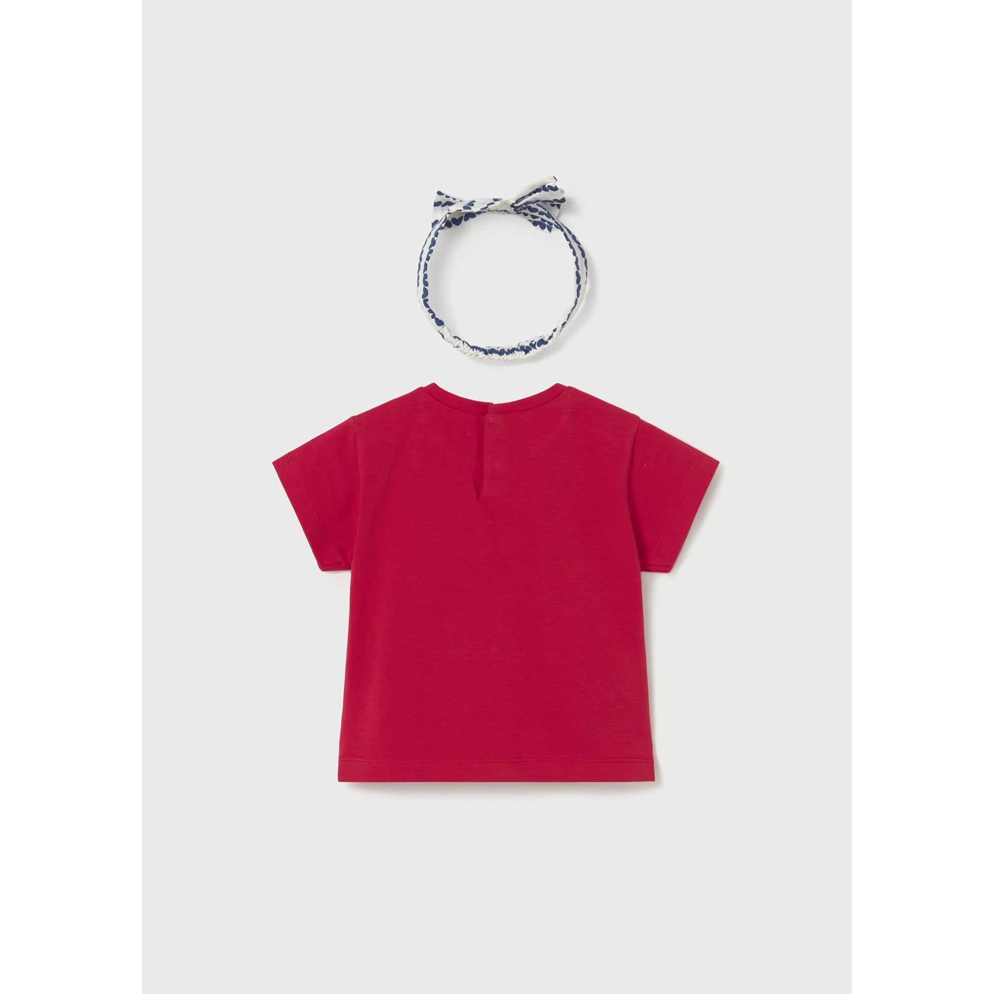 Maglietta con fascia stampata neonata