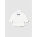 Camicia manica lunga con papillon neonato