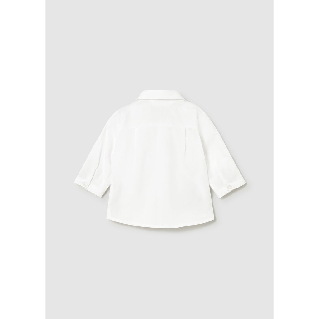 Camicia manica lunga con papillon neonato