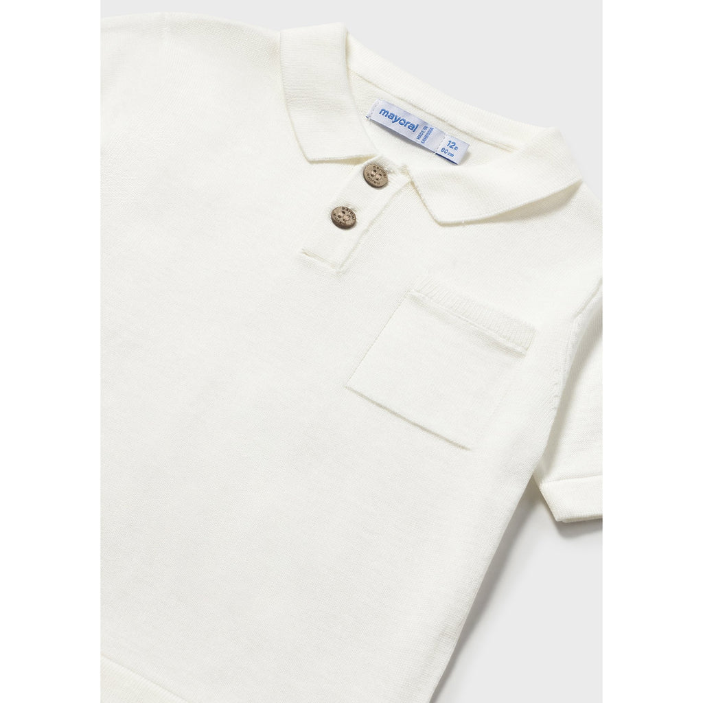 Polo tricot neonato