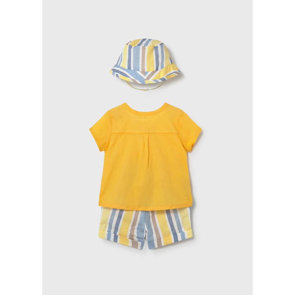 Completo 3 pezzi con cappello neonato