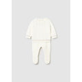 Completo ghettina e maglione tricot neonato