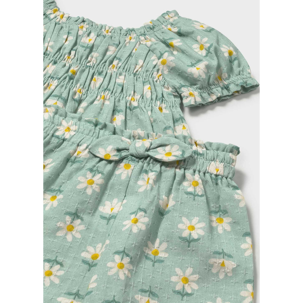 Completo stampato pantalone e blusa neonata