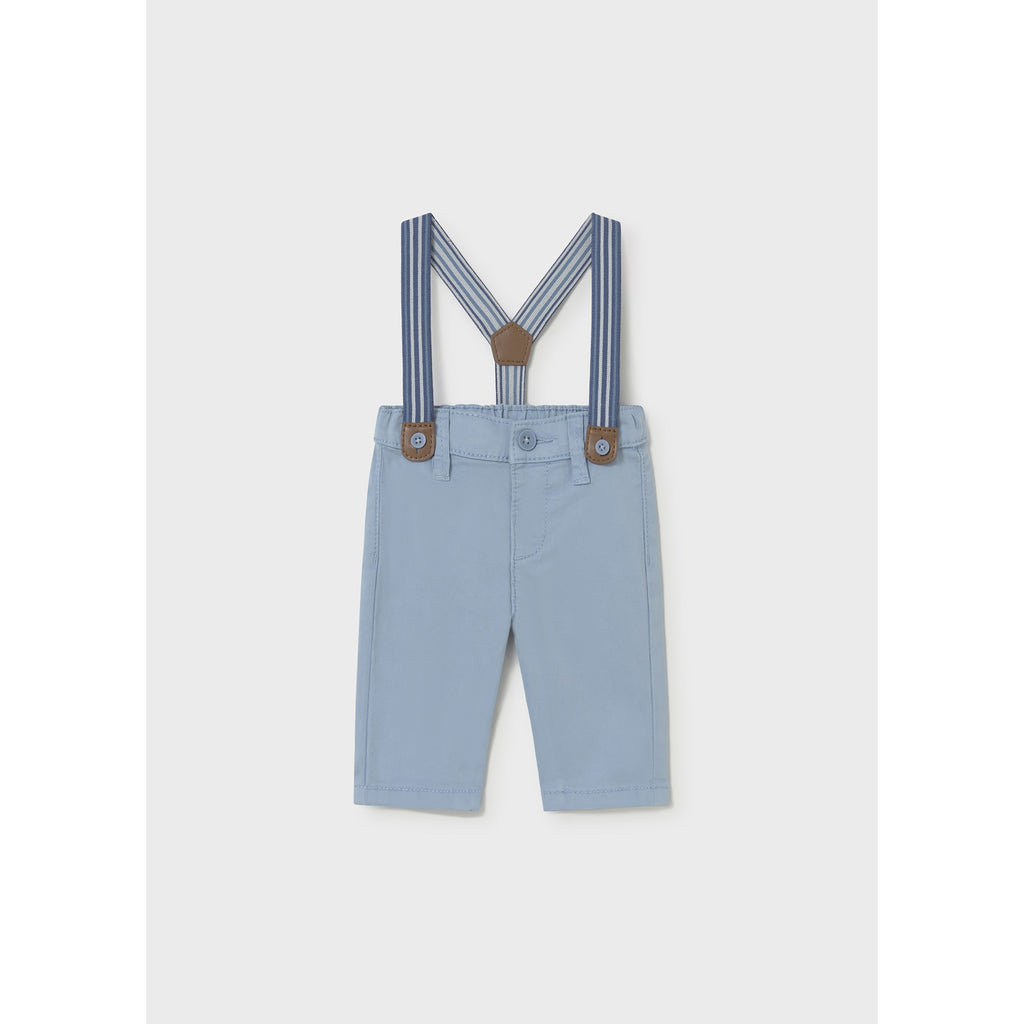 Pantalone lungo bretelle neonato