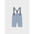 Pantalone lungo bretelle neonato