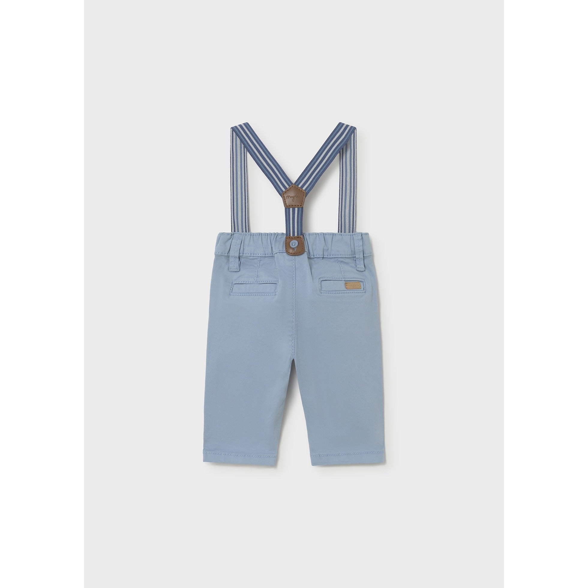 Pantalone lungo bretelle neonato