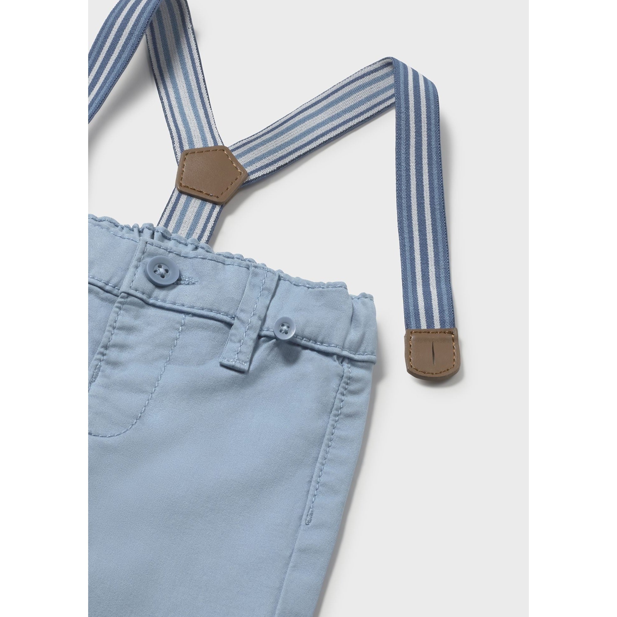 Pantalone lungo bretelle neonato