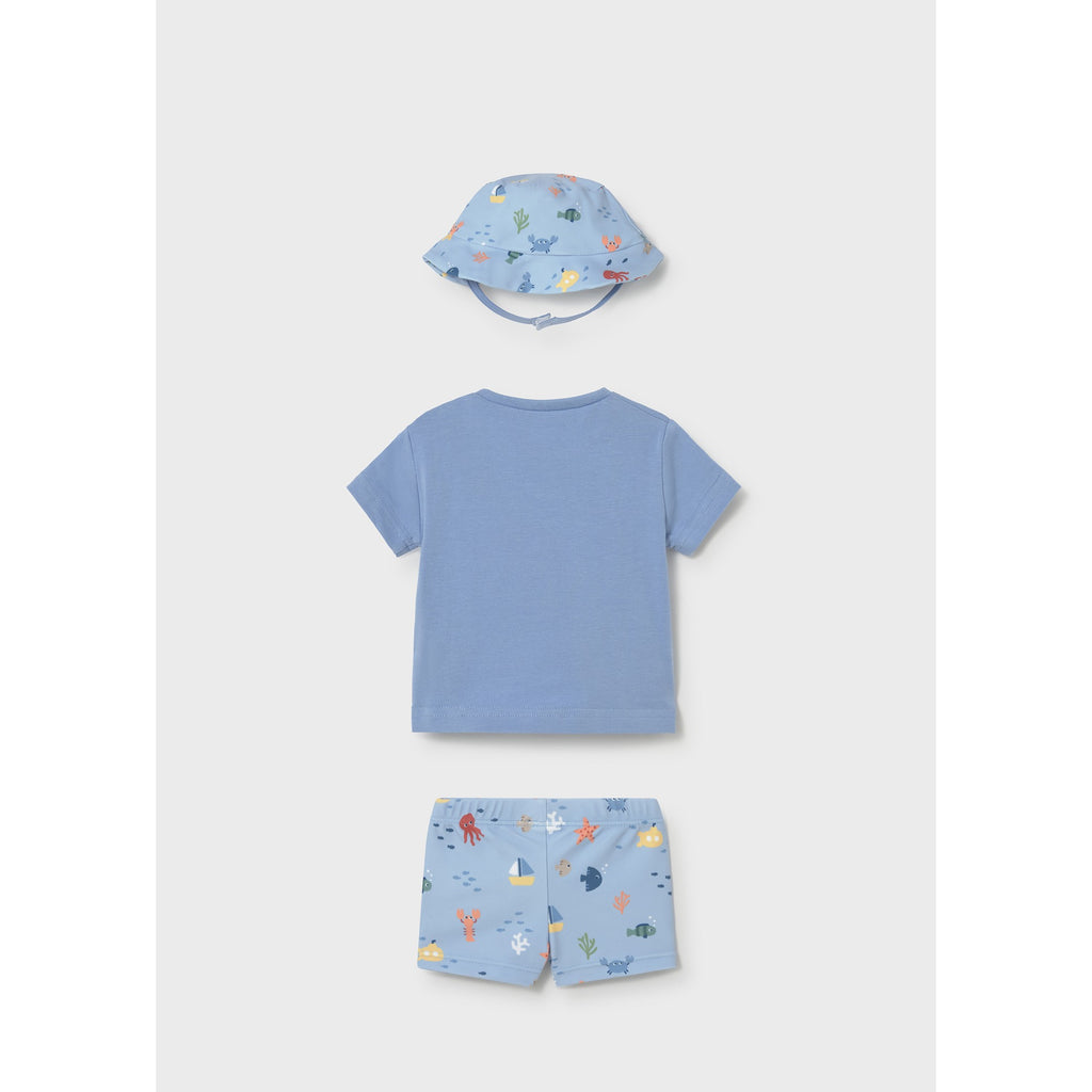 Completo mare 3 pezzi protezione solare neonato