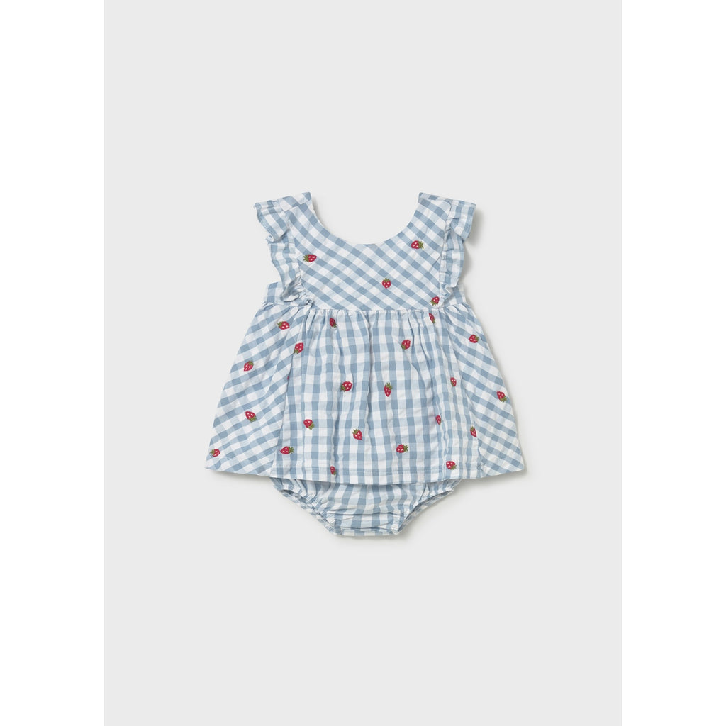 Vestito con copripannolino neonata