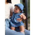 Vestito con cappello volant neonata
