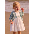 Vestito tulle con fusciacca neonata