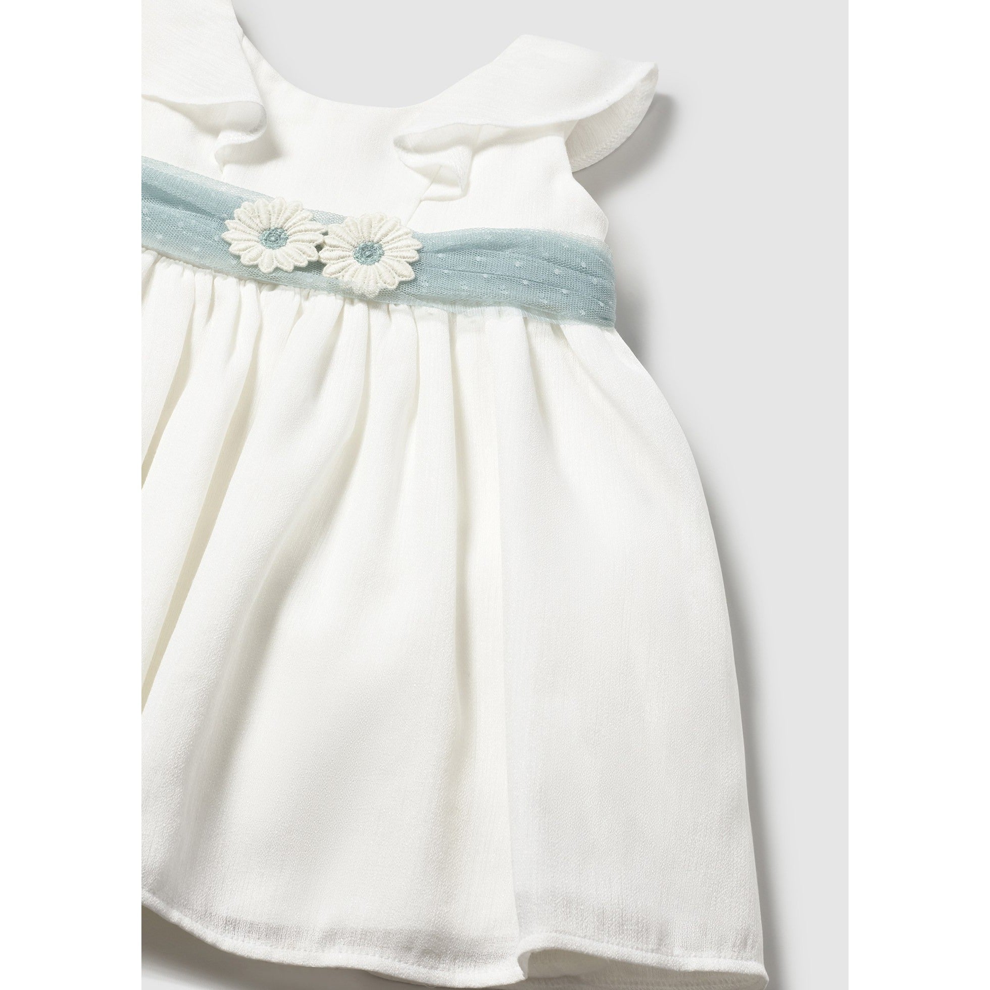 Vestito tulle con fusciacca neonata