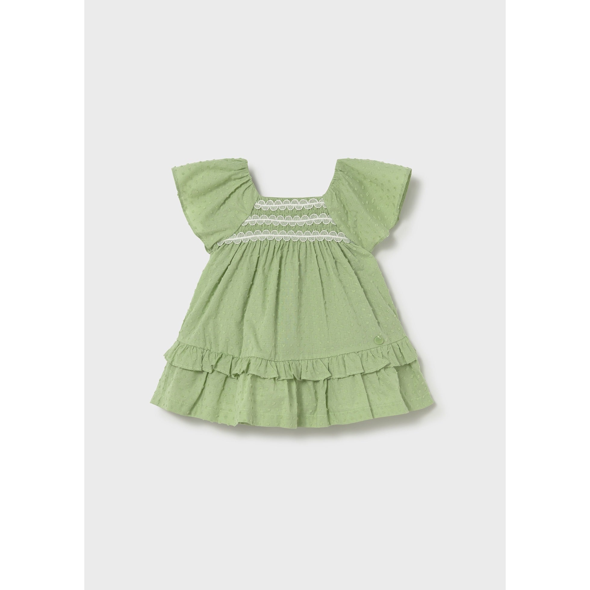 Vestito volant neonata