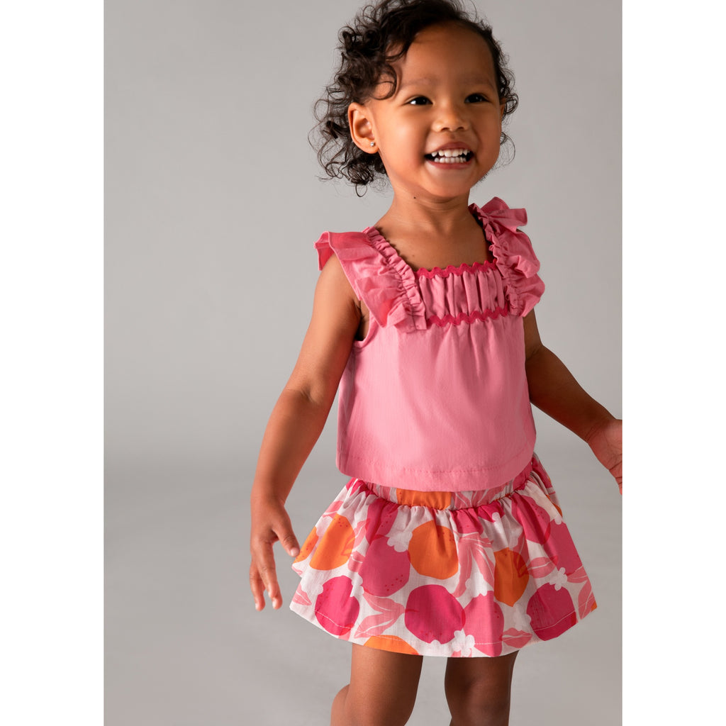 Completo gonna e blusa neonata